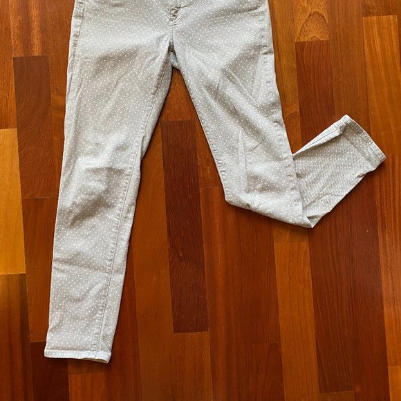 AG Adriano Goldschmied Gray Stevie Ankle Dot Jeans - Picture 3 of 8